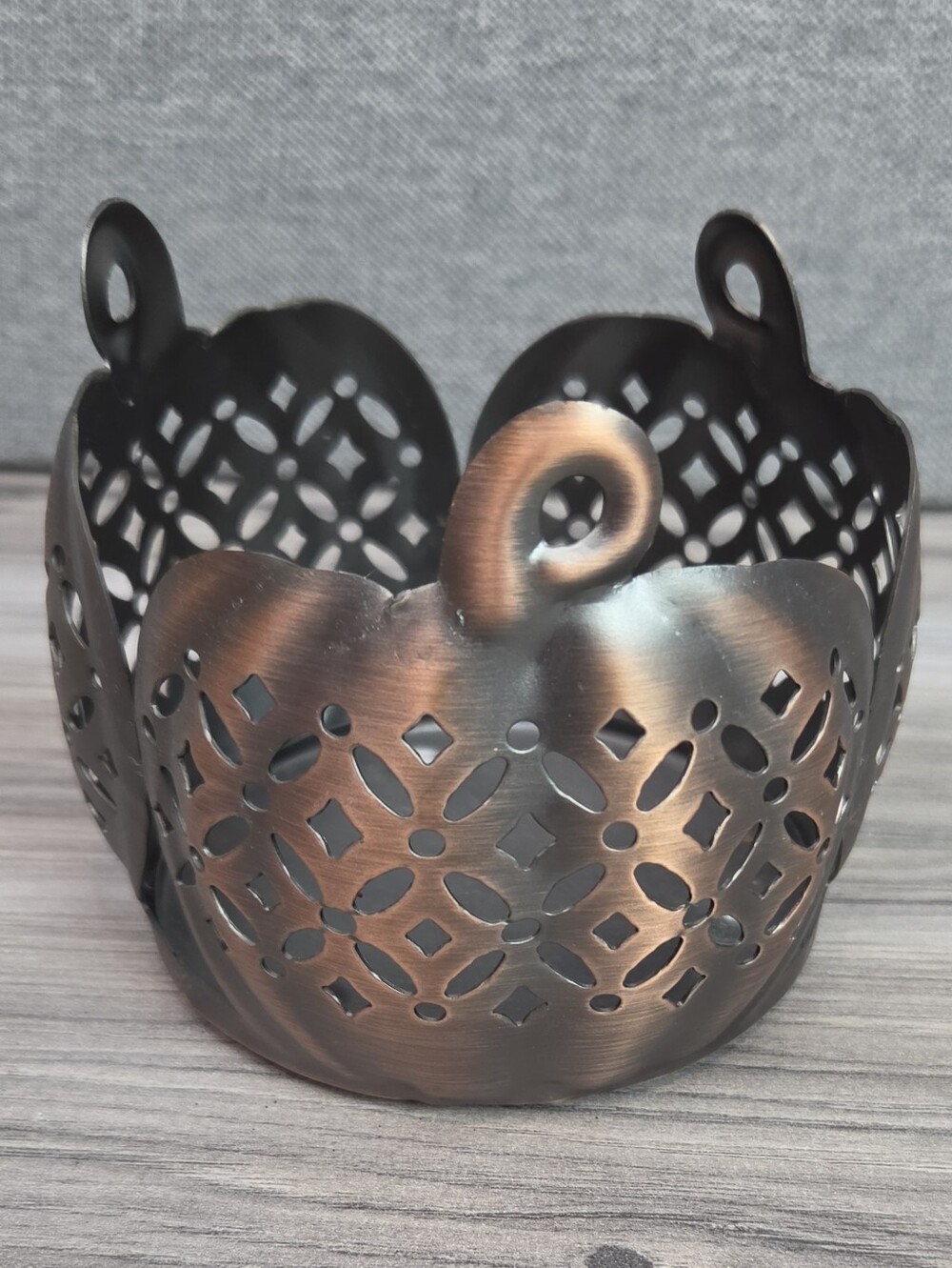 Bath & Body Works Pumpkin 3-Wick Candle Holder Fall Halloween